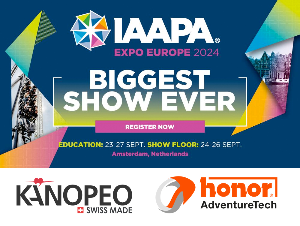 _IAAPA-Expo-Europe-kanopeo-and-HONOR-AdventureTech-Zip-Brakes-Climb-Auto-Belay