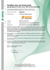 Production-certificate-no.-ZQ-B360-23---C2-Module---DEKRA---HONOR-AdventureTech-Certificate